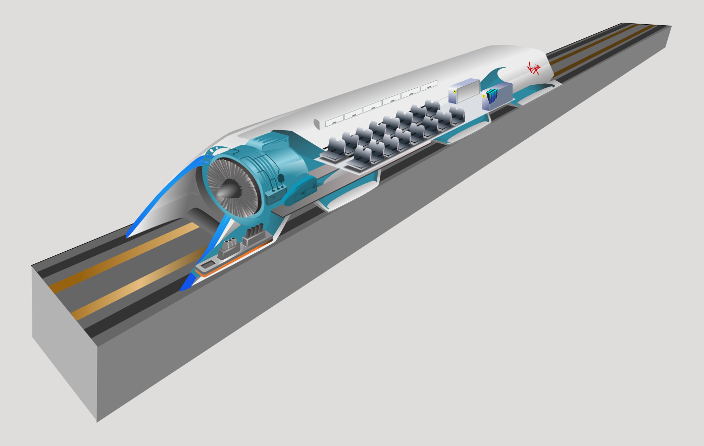 Hyperloop pod design and aerodynamics